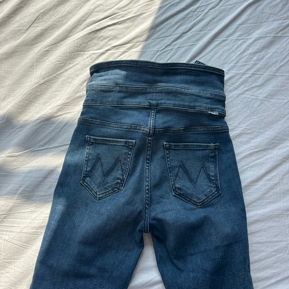 MOTHER Dark Blue Flare Jeans - Picture 4 of 4